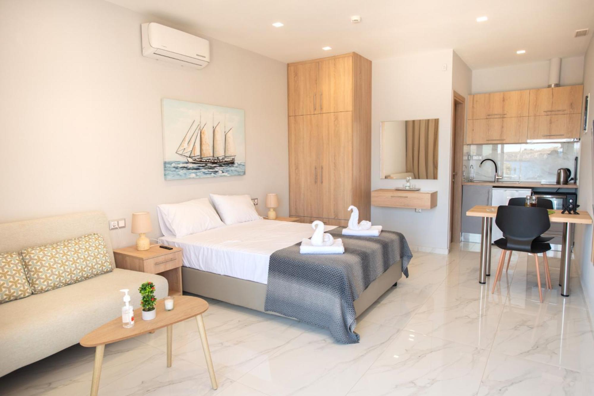 Beachfront Studio Kyma West ~ Crete'S Hidden Gem カリ・リメネス エクステリア 写真