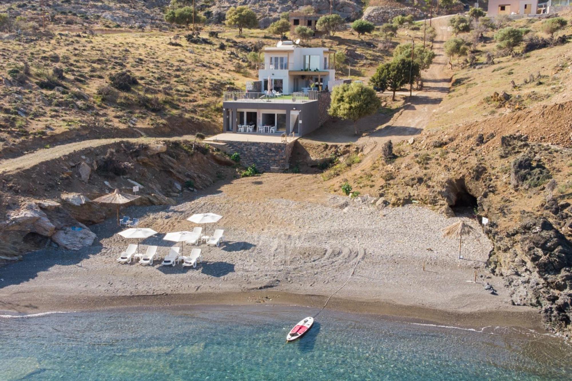 Beachfront Studio Kyma West ~ Crete'S Hidden Gem カリ・リメネス エクステリア 写真
